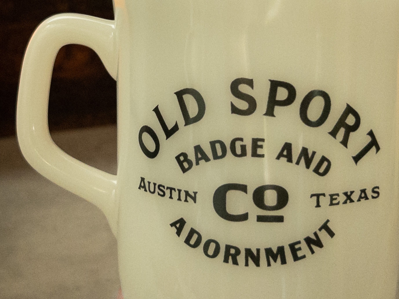 Moonrise - Milk Glass Mug
