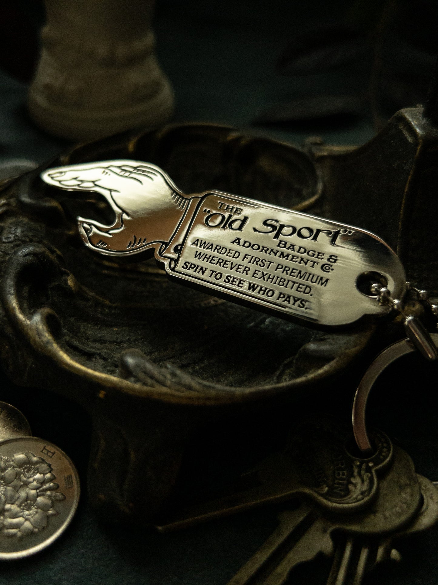 Spin a Round - Keychain