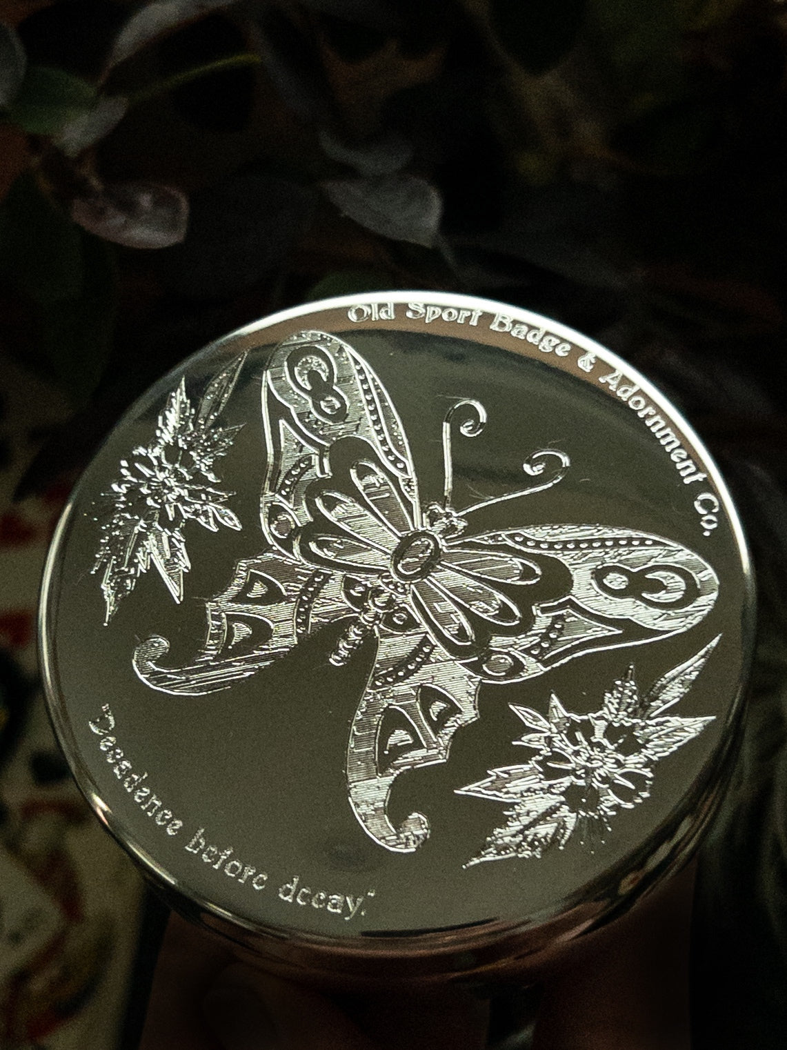 Chrysalis - Pewter Stash Box