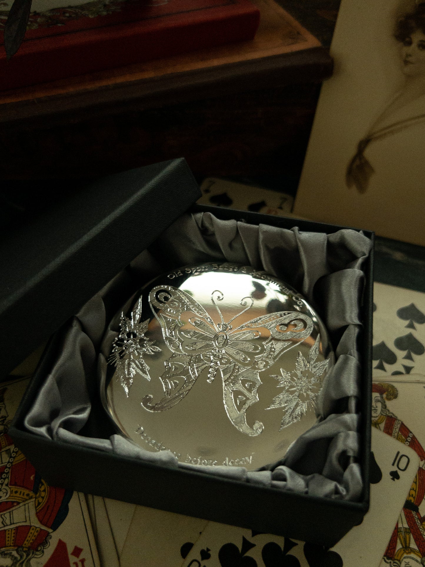 Chrysalis - Pewter Stash Box