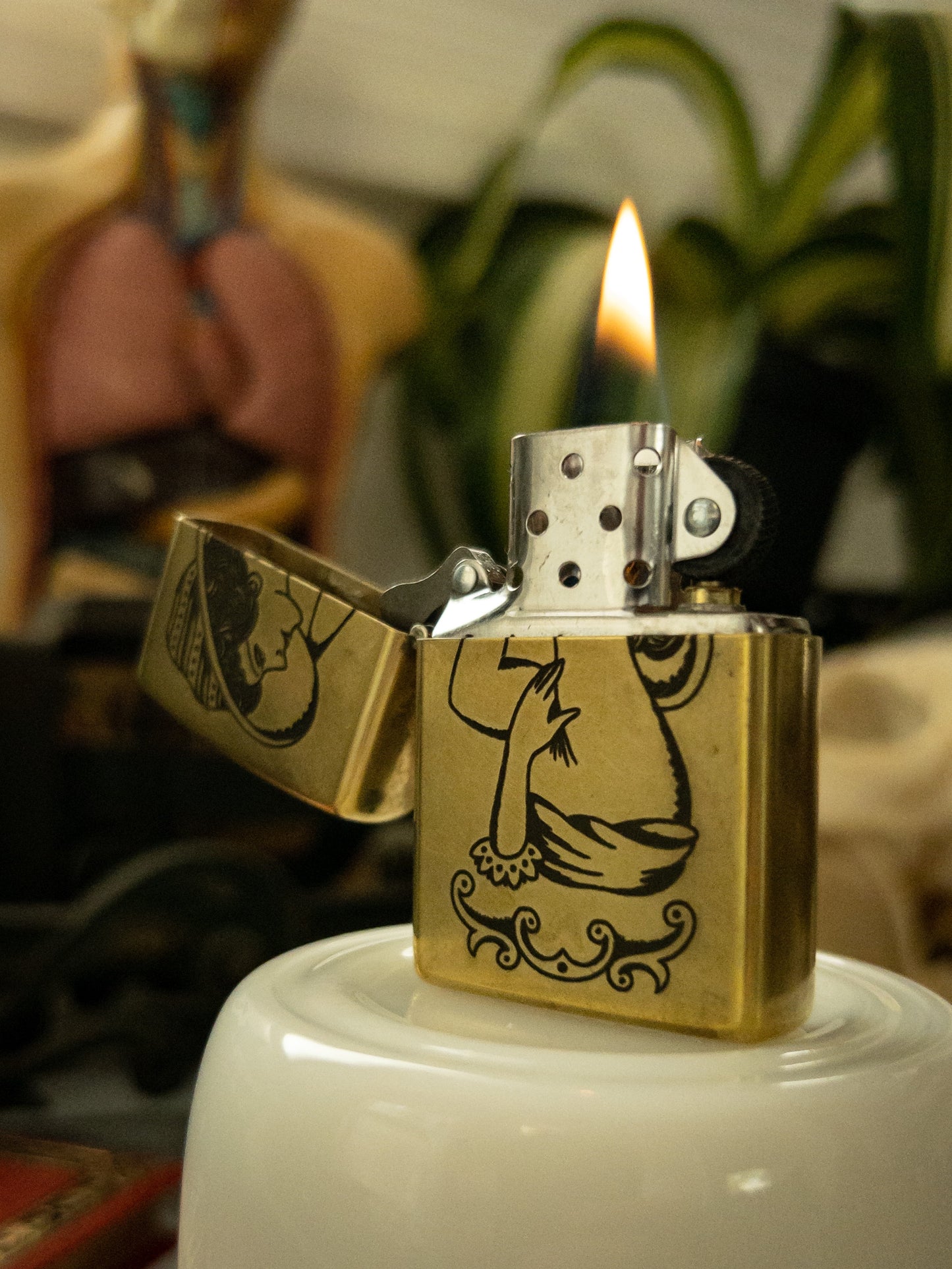 An Olde Flame - Zippo Lighter (Brass)