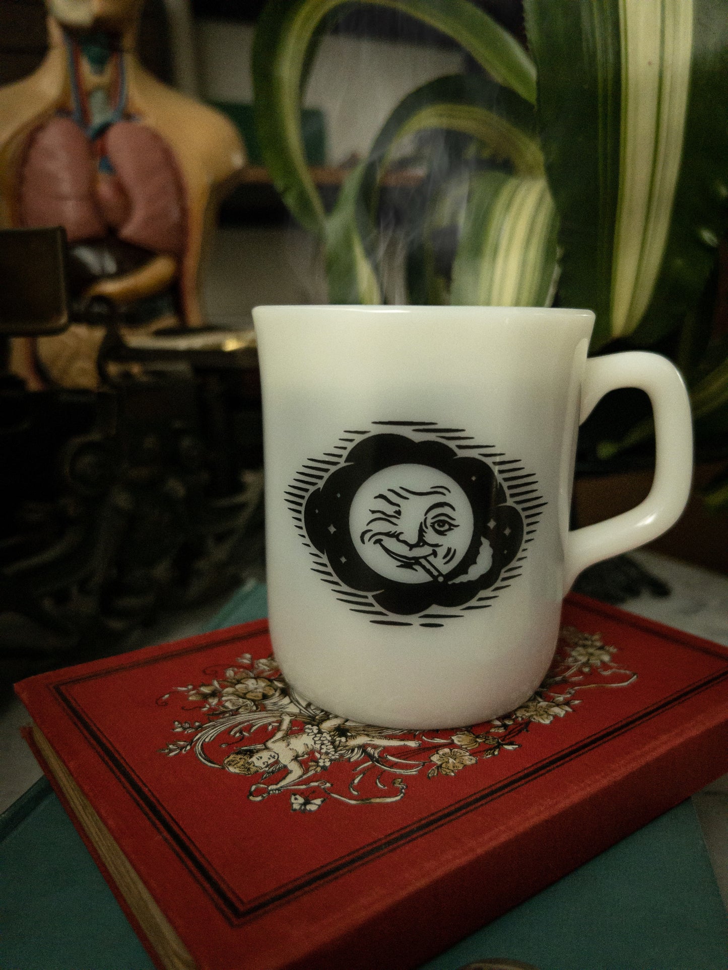 Moonrise - Milk Glass Mug