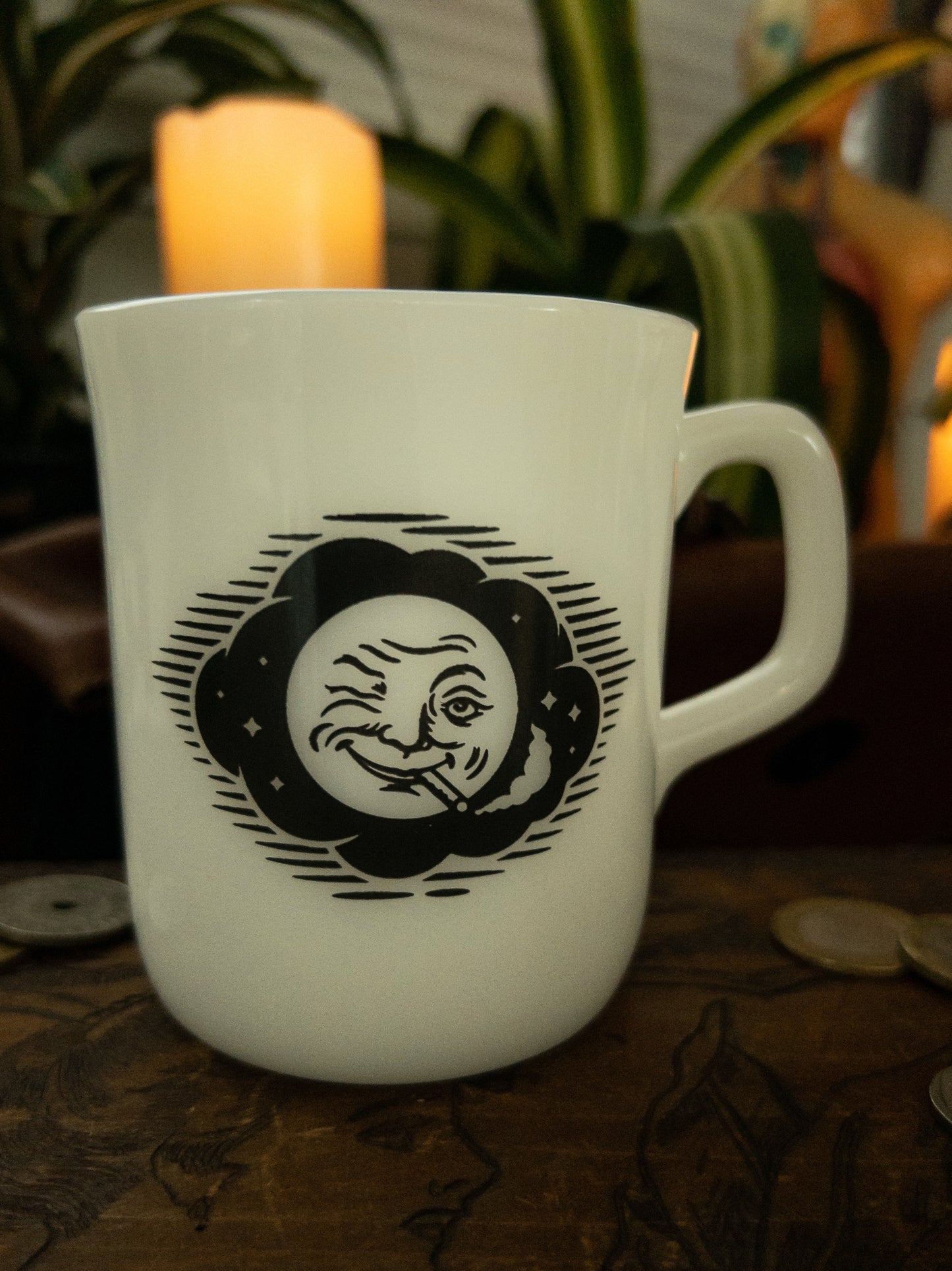 Moonrise - Milk Glass Mug